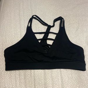 Zyia Black Grid bra. Size large. Perfect condition.